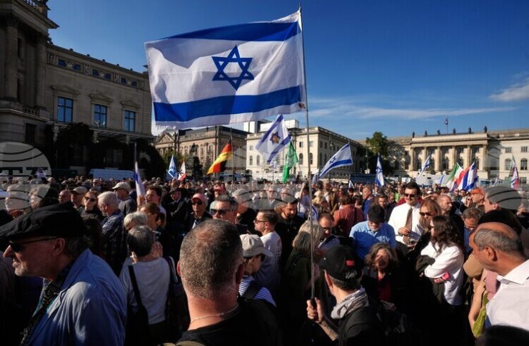 Берлин отбеляза годишнината от атаката срещу Израел на 7 октомври 2023 г.