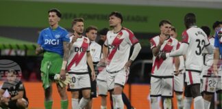 Два гола на Хорхе де Фрутос донесоха важна победа на Райо Валекано, която измъкна отбора от опасната зона в Примера дивисион