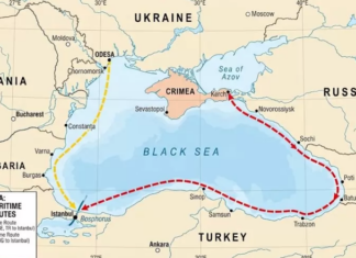 Отделни морски маршрути за Русия и Украйна в Черно море