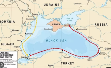 Отделни морски маршрути за Русия и Украйна в Черно море